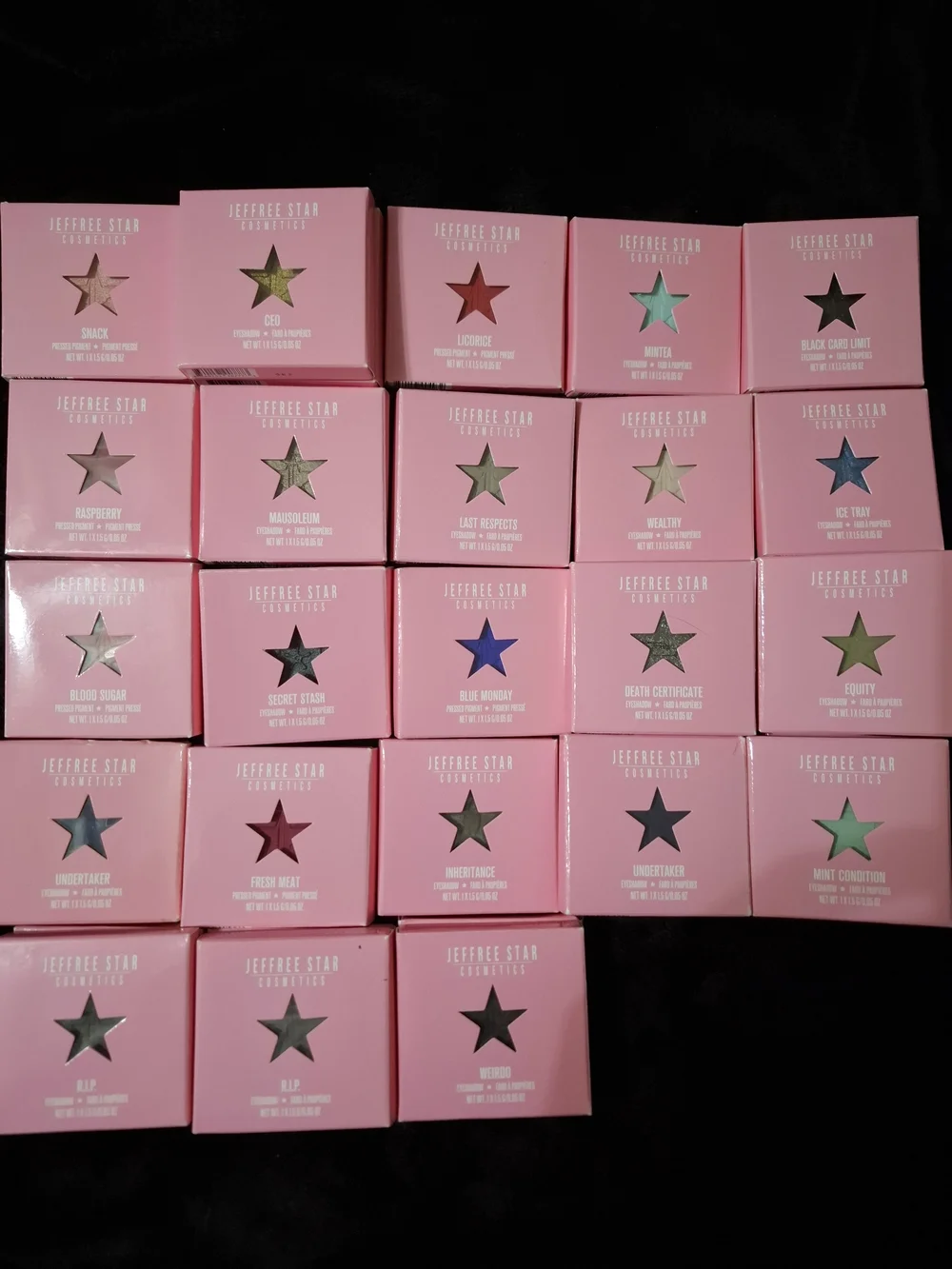 JEFFREE STAR SINGLE RARE EYESHADOWS $15 EACH OR BUNDLE AND SAVE OR OFFERS